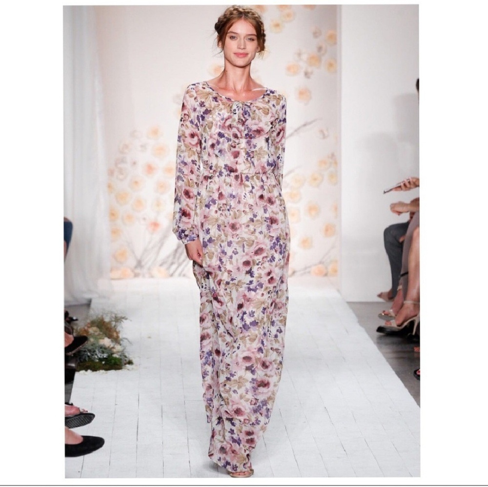 Long Sleeve Floral Maxi Dress